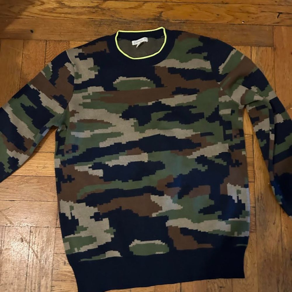 Crewcuts Boy's Sweater Camo Print - Size 12-14 (xl)